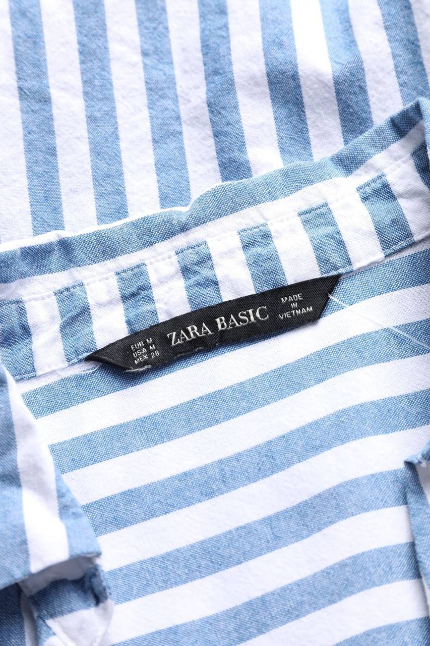 Carou ZARA Oversize-Bluse Mit Streifen