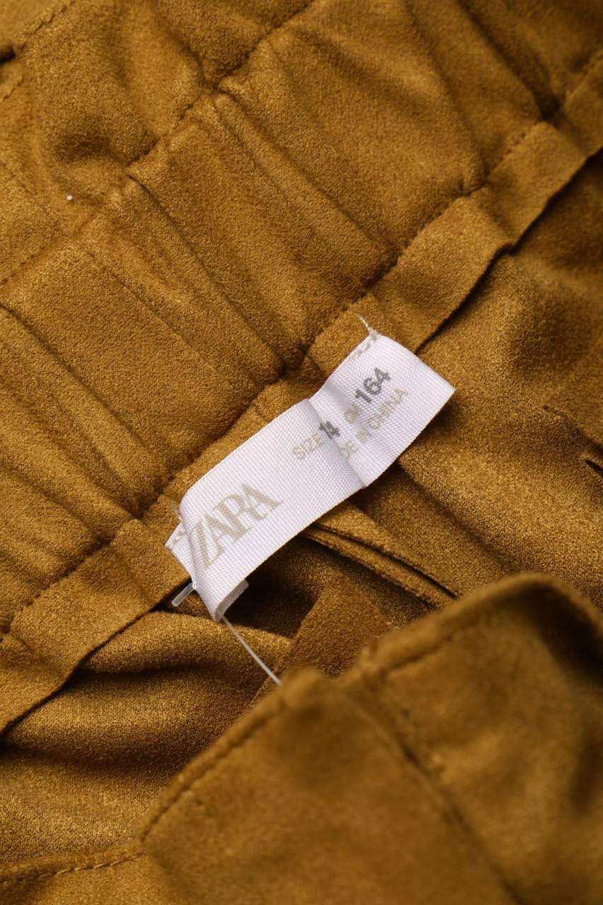 Carou ZARA Paperbag-Shorts Aus Kunstleder