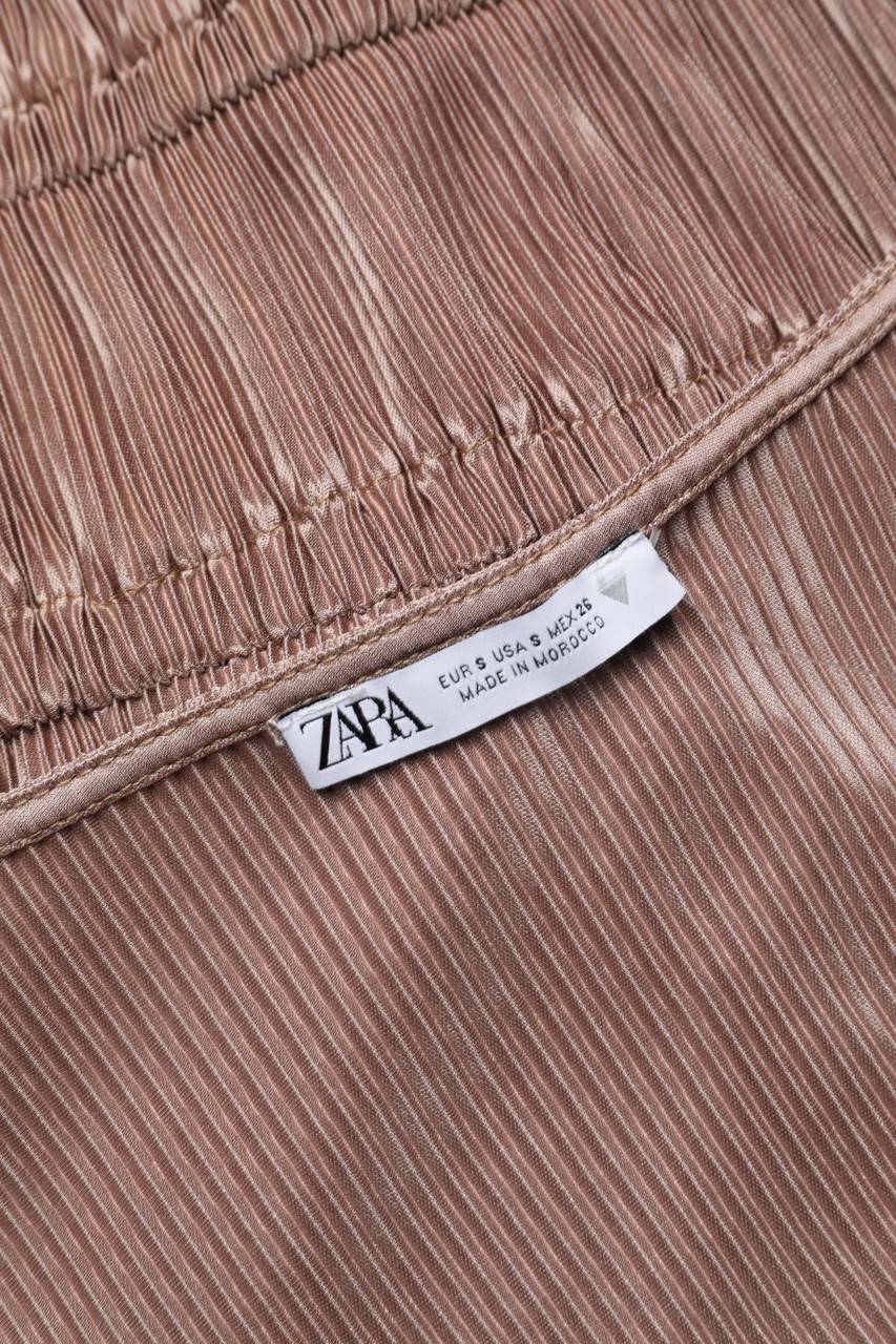 Carou ZARA Plissee-Bluse