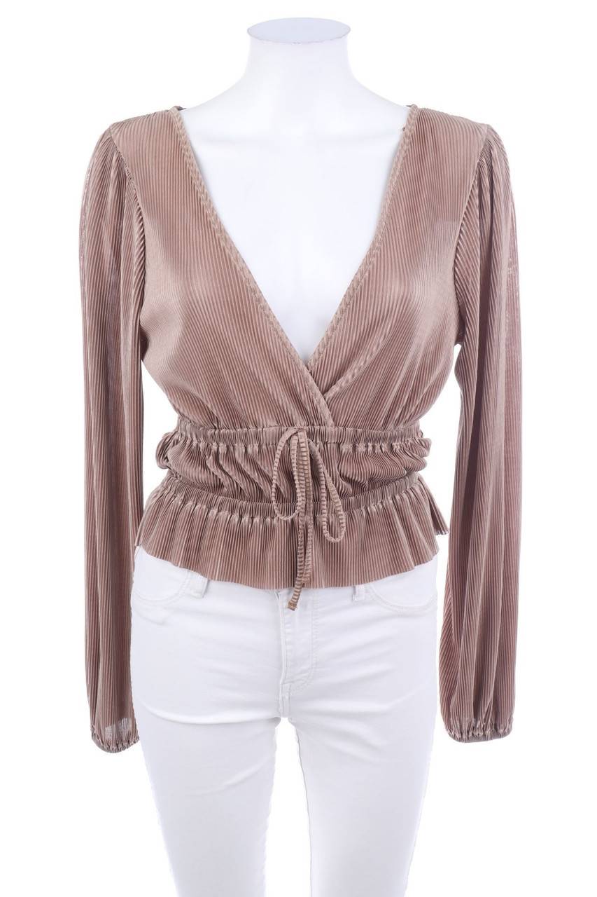 Carou ZARA Plissee-Bluse