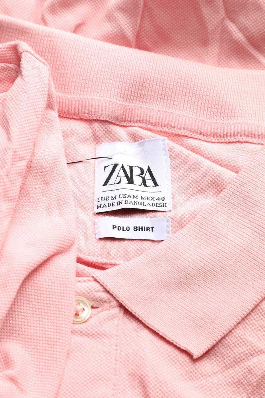 Carou ZARA Poloshirt Mit Stickereien