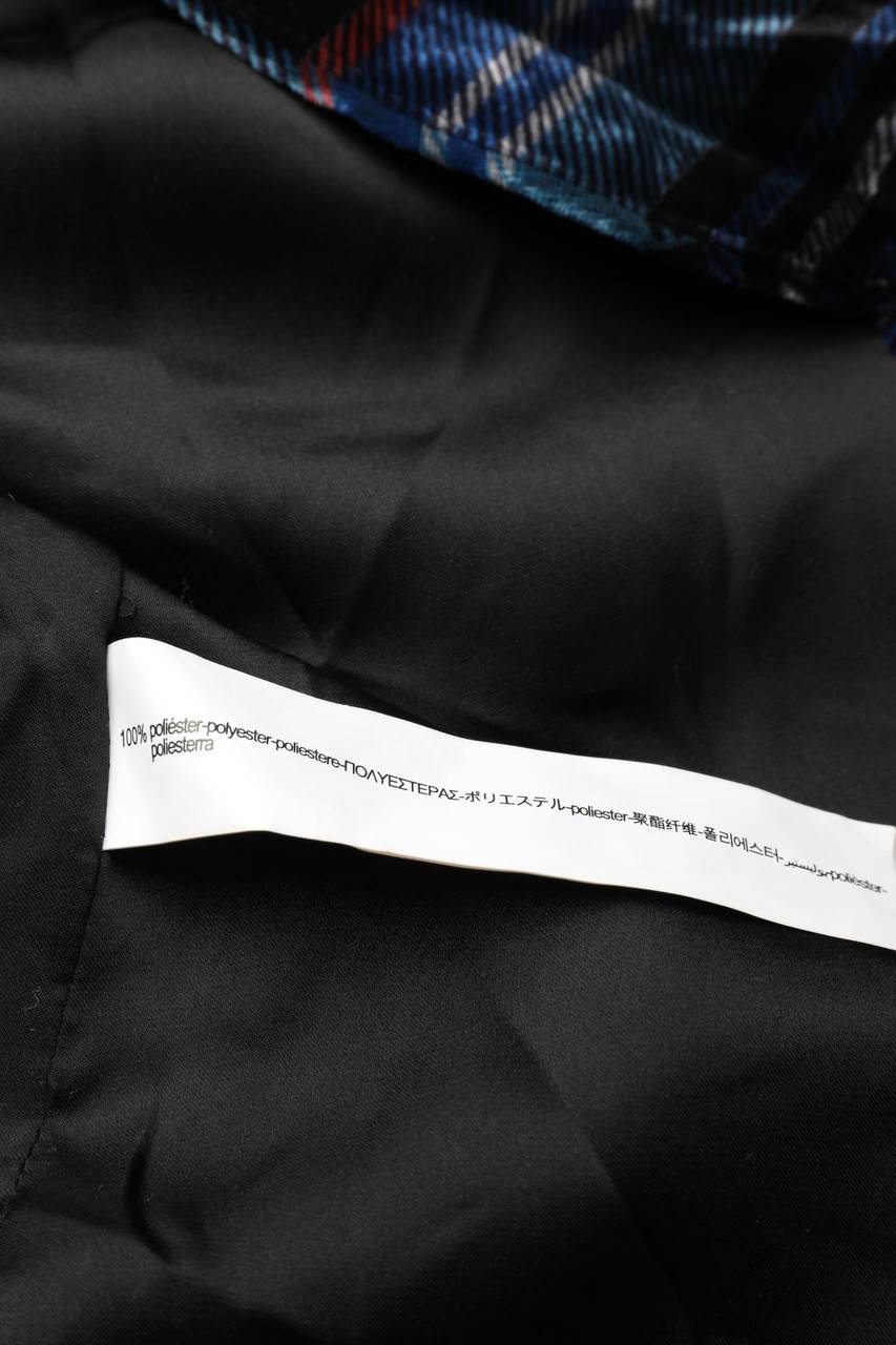 Carou ZARA Samt-Blazer Mit Karo-Muster