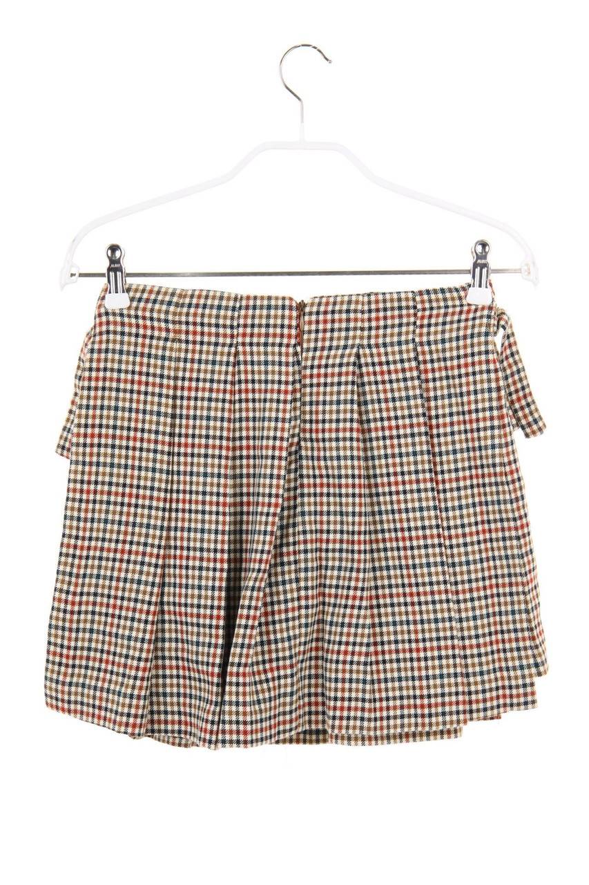 Carou ZARA Shorts Mit Karo-Muster