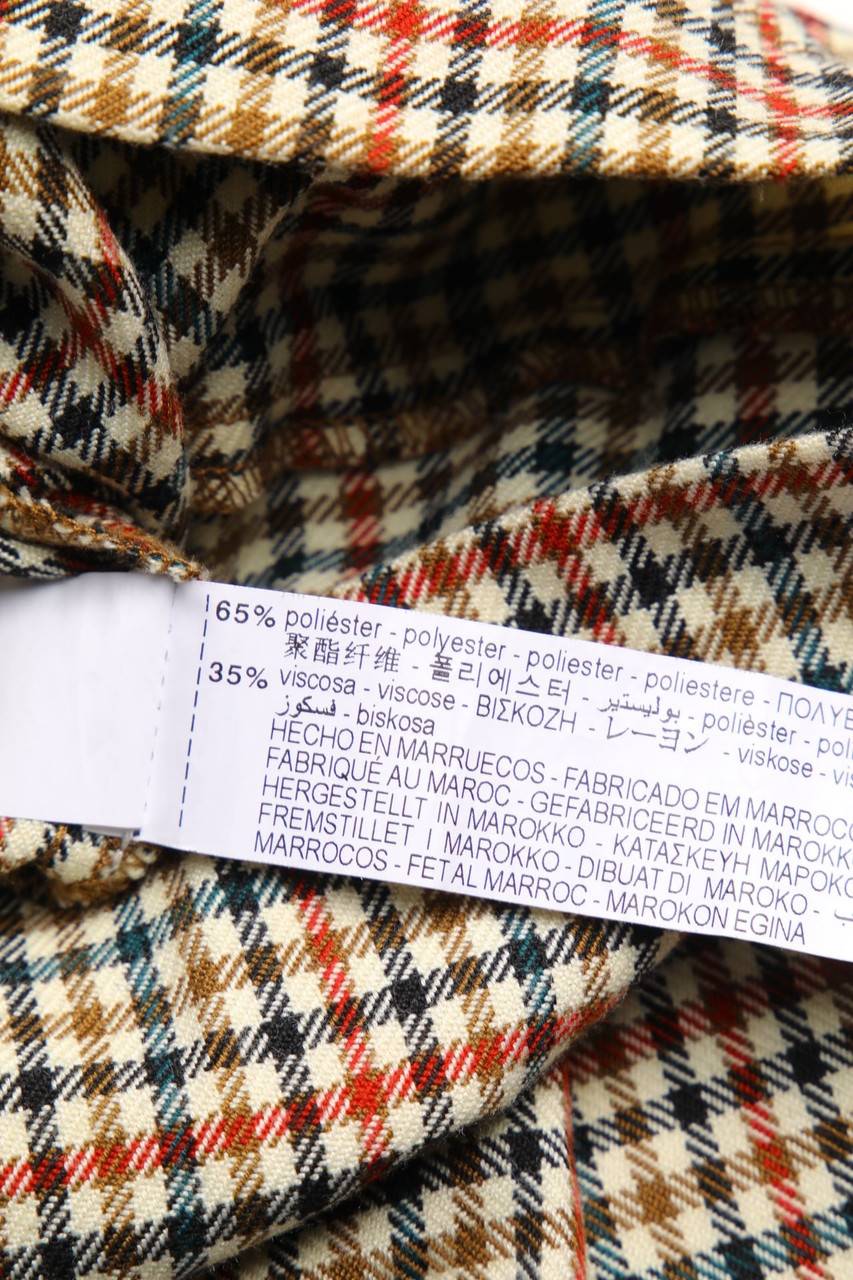 Carou ZARA Shorts Mit Karo-Muster