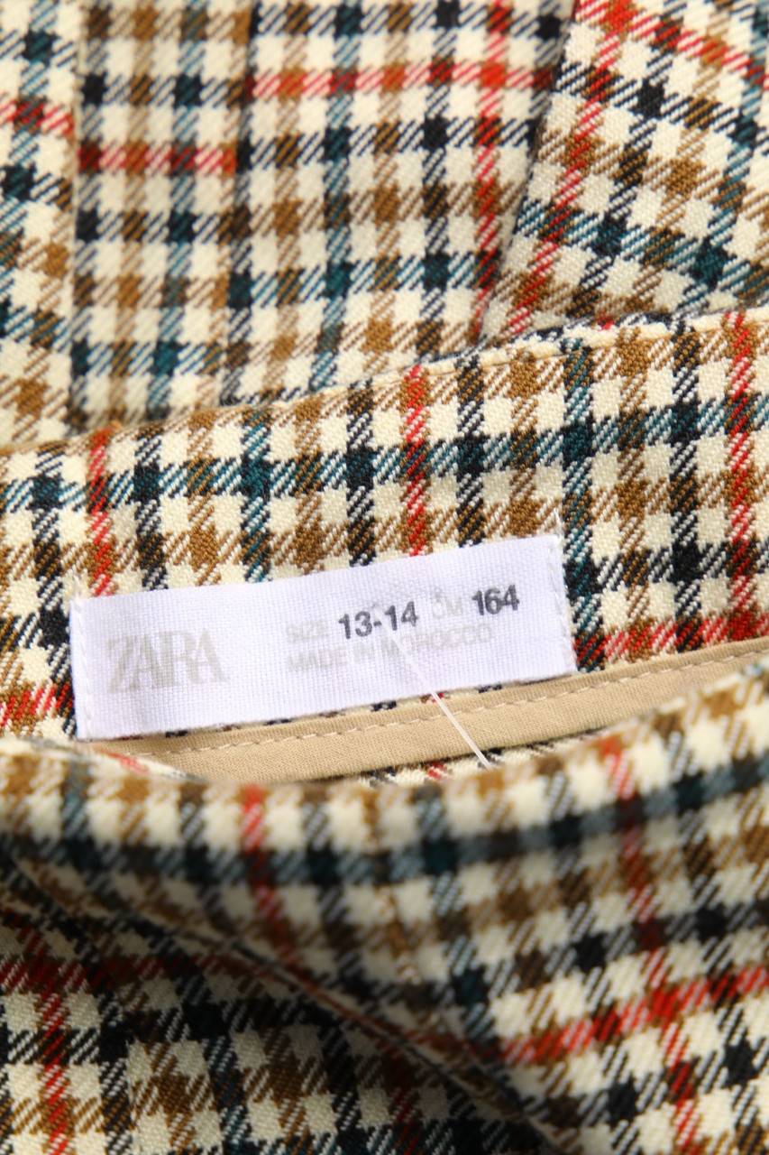 Carou ZARA Shorts Mit Karo-Muster