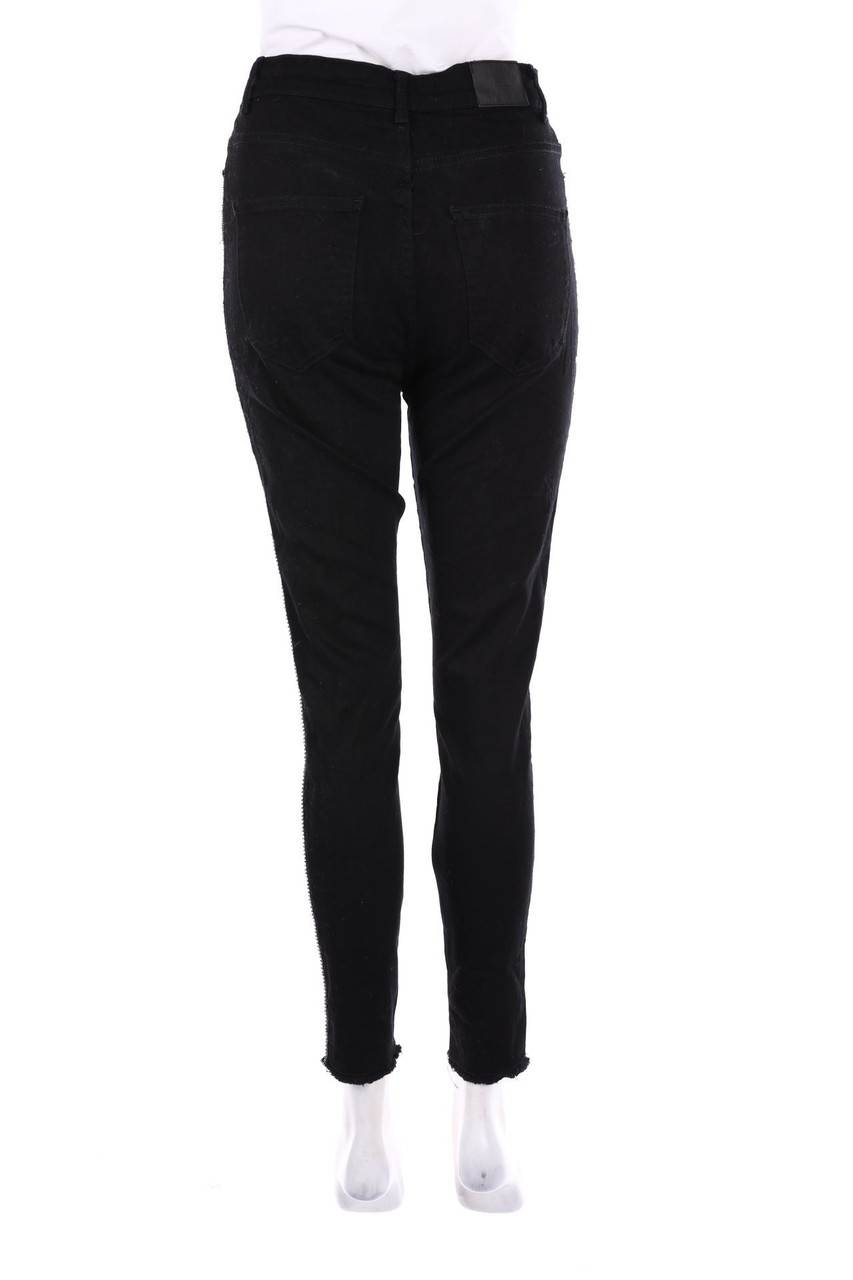 Carou ZARA Skinny-Jeans Mit Applikationen