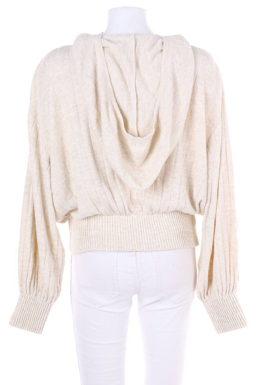 Carou ZARA Strick-Pullover Mit Kapuze