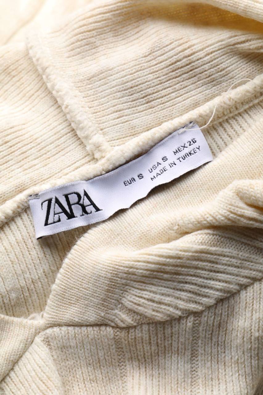 Carou ZARA Strick-Pullover Mit Kapuze