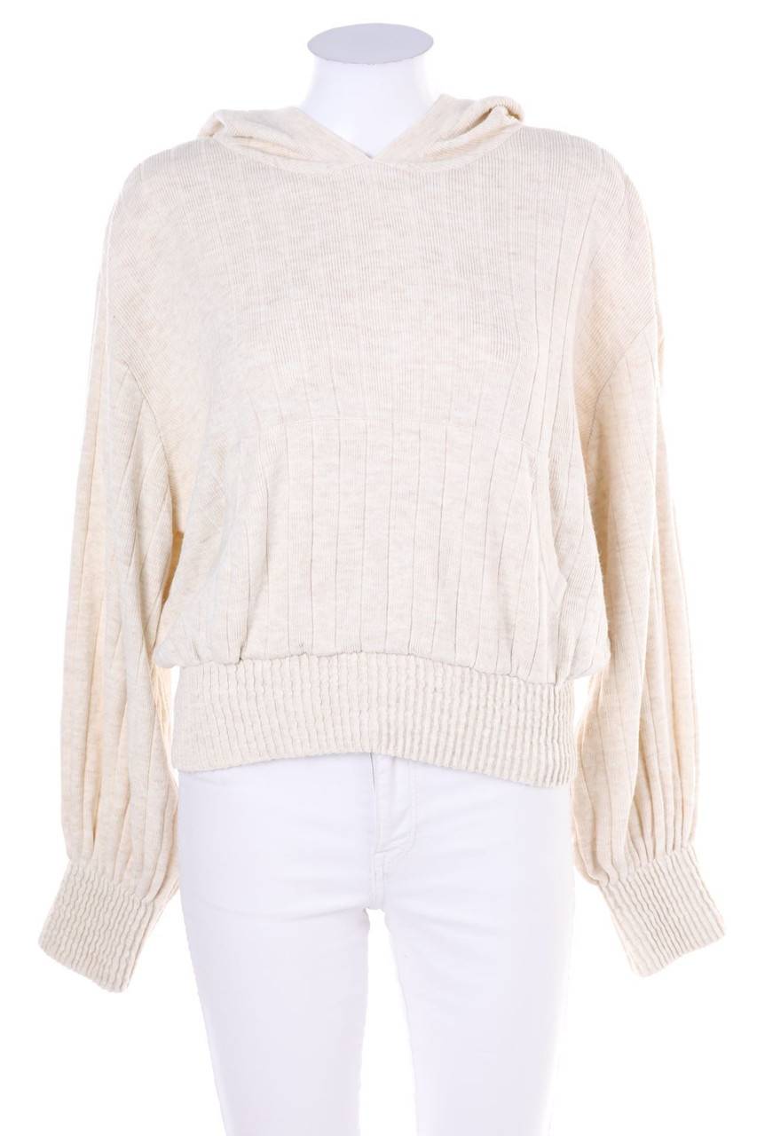 Carou ZARA Strick-Pullover mit Kapuze