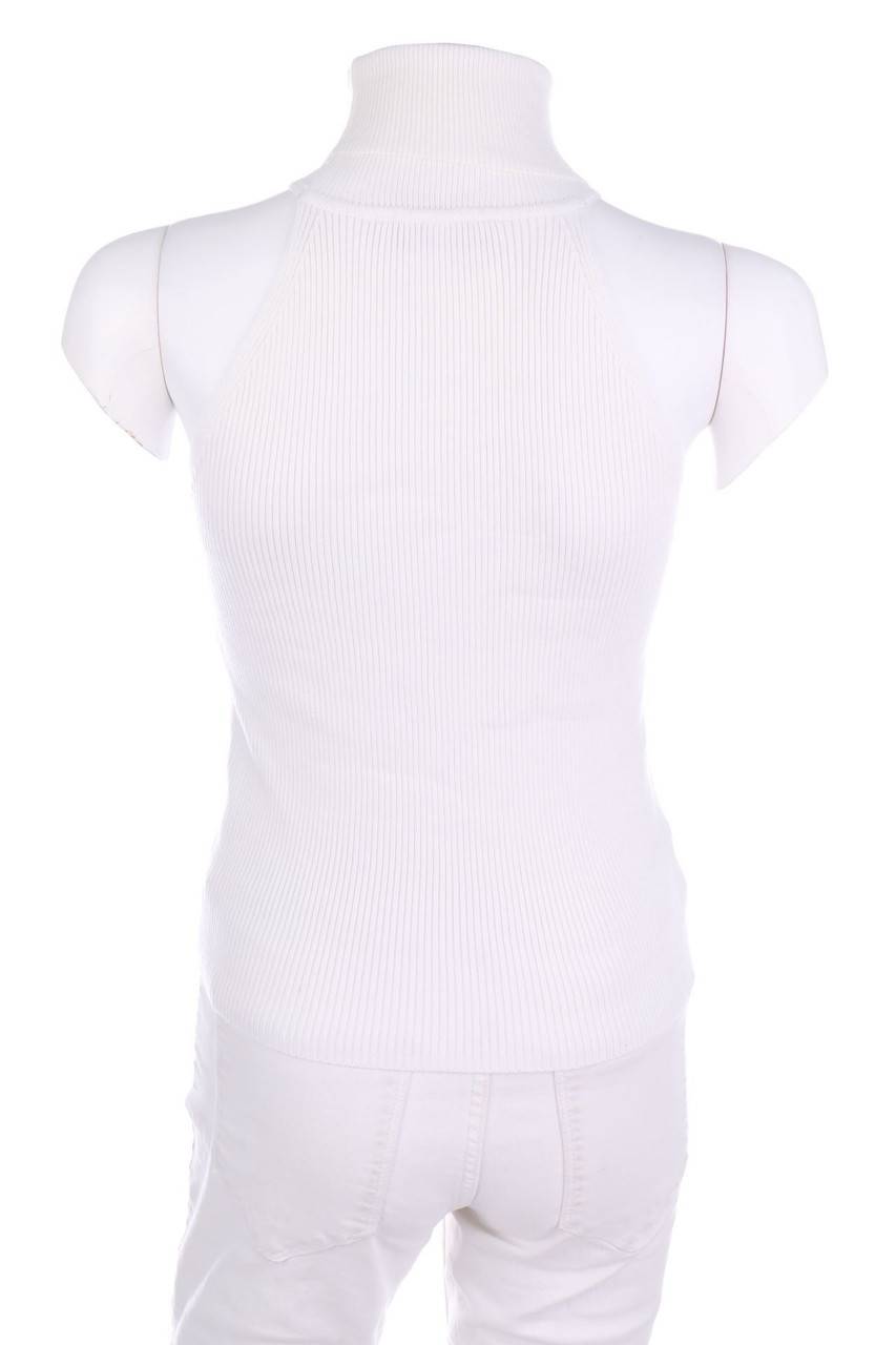 Carou ZARA Strick-Top Aus Baumwolle Mit Rollkragen