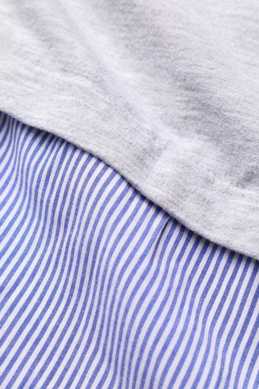 Carou ZARA Sweatshirt Im Layer Look