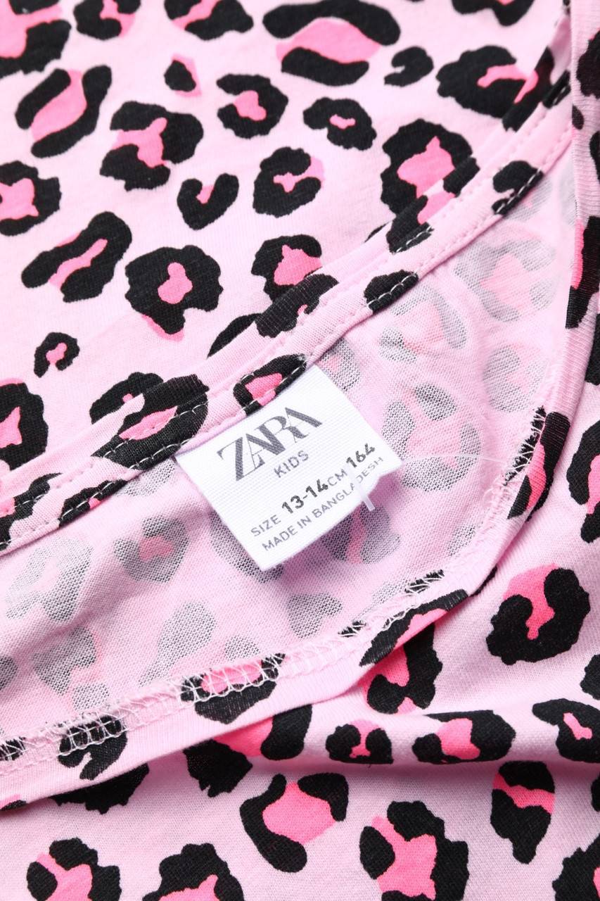 Carou ZARA T-Shirt Mit Leo-Print