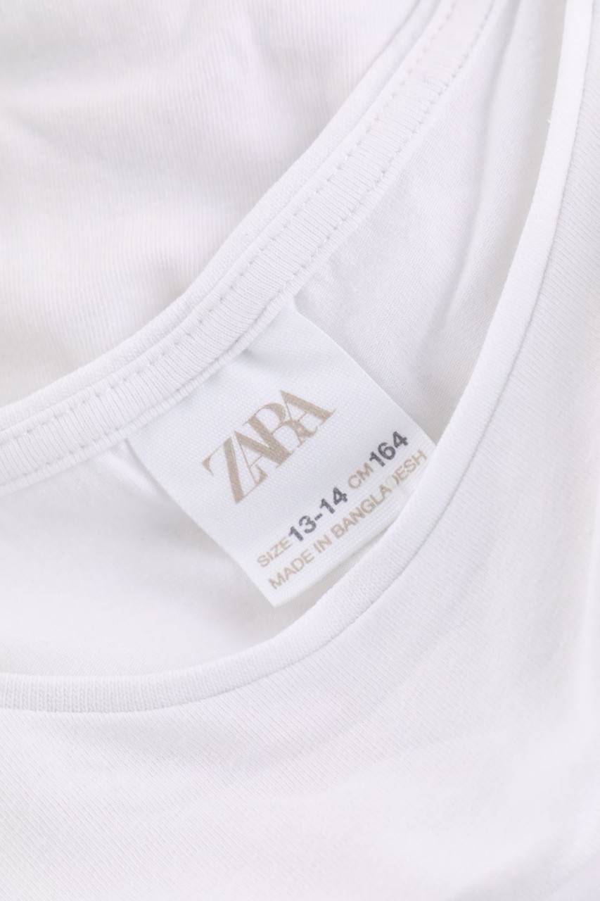 Carou ZARA T-Shirt Mit Stickereien