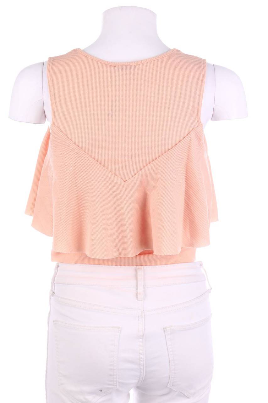 Carou ZARA Top Mit Volants