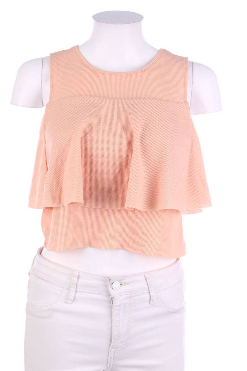 Carou ZARA Top Mit Volants