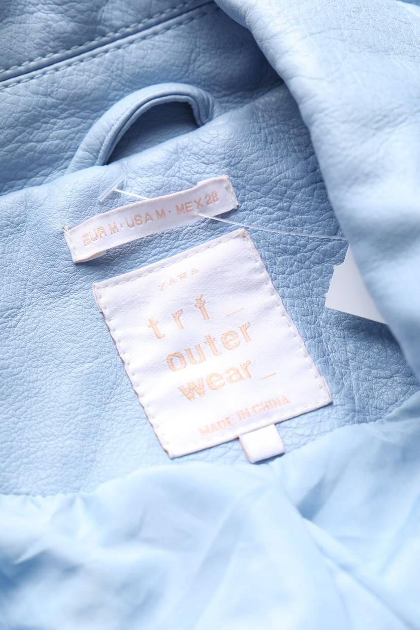 Carou ZARA TRF Kunstlederjacke Im Biker-Stil