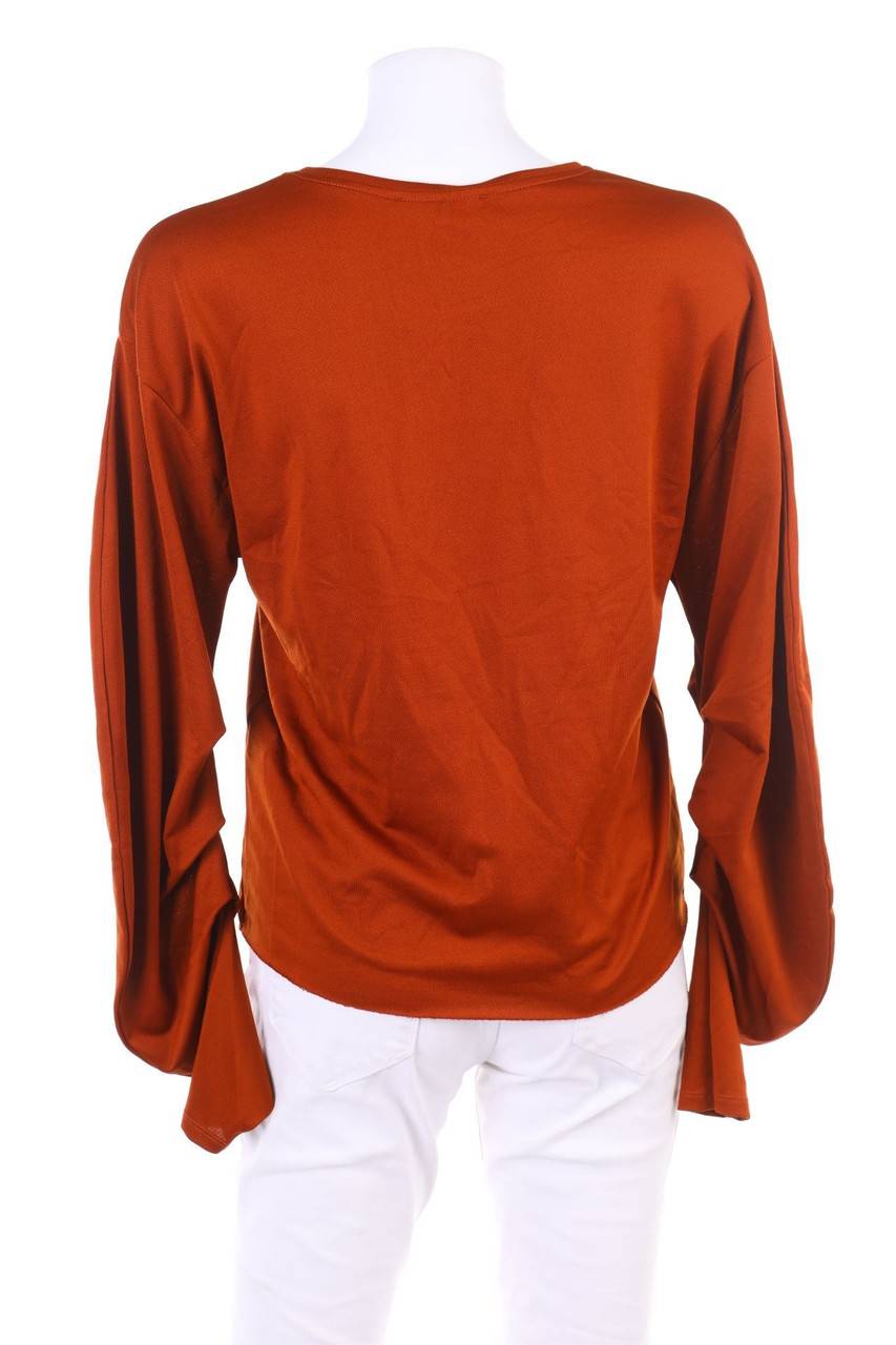 Carou ZARA TRF Longsleeve-Shirt Mit Drapierung