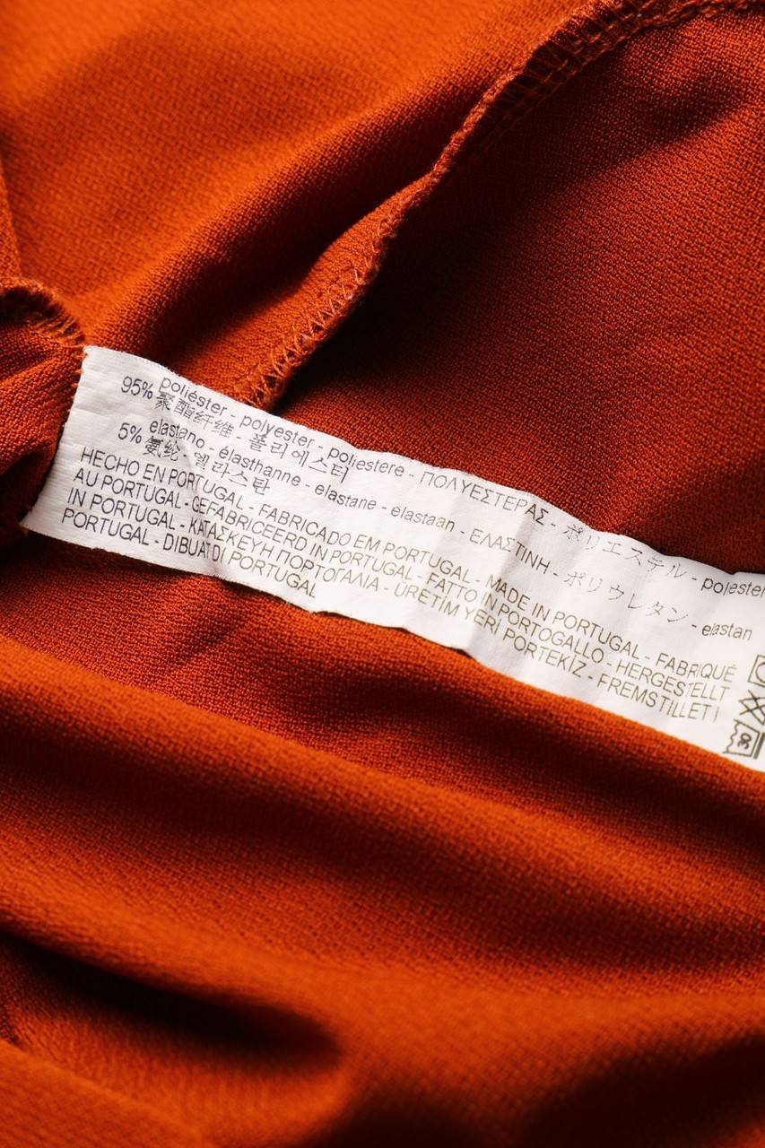 Carou ZARA TRF Longsleeve-Shirt Mit Drapierung