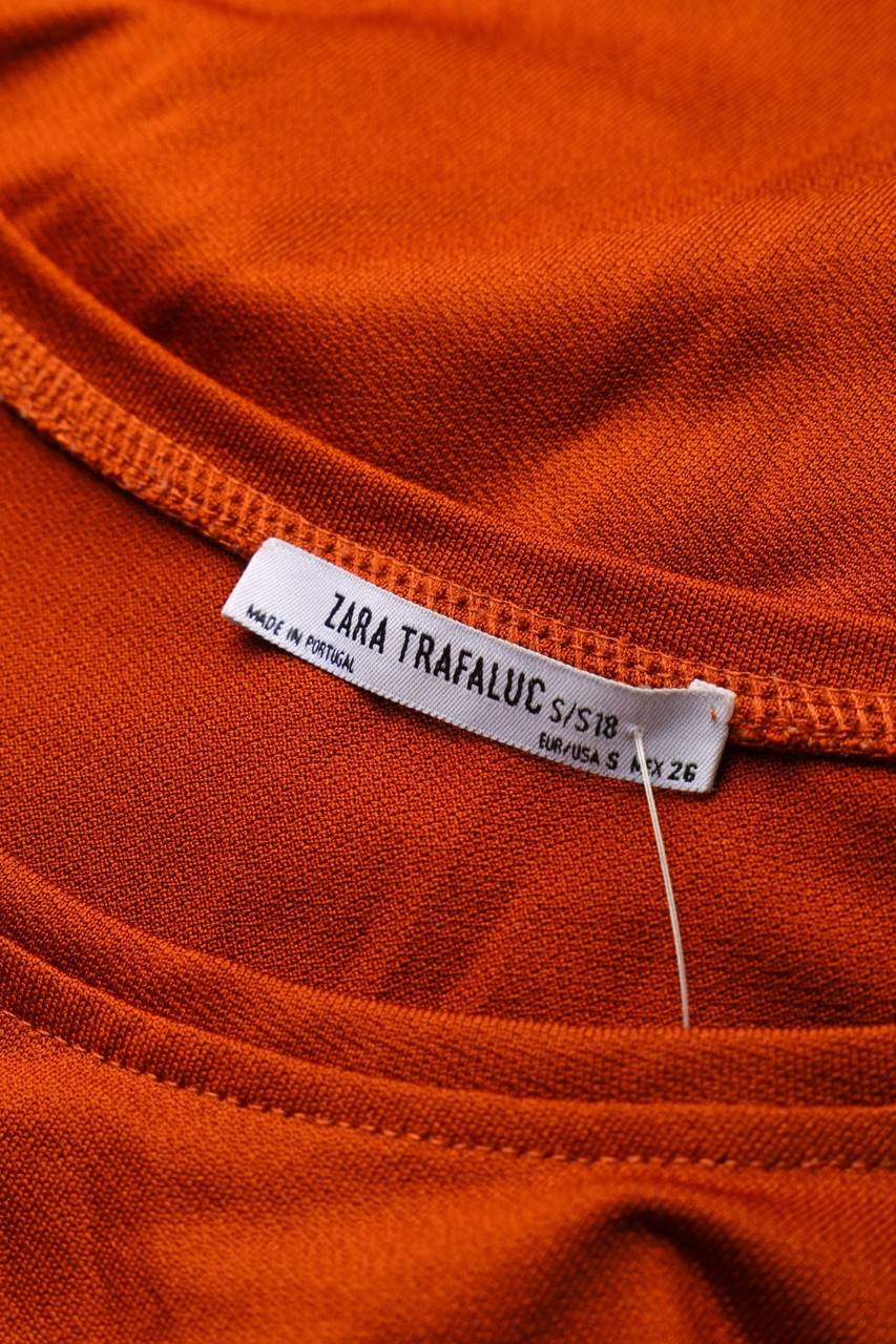 Carou ZARA TRF Longsleeve-Shirt Mit Drapierung