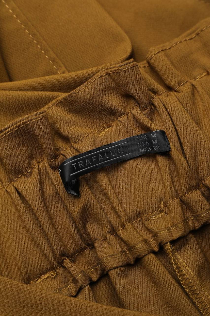 Carou ZARA TRF Paperbag-Hose Aus Baumwoll-Mix