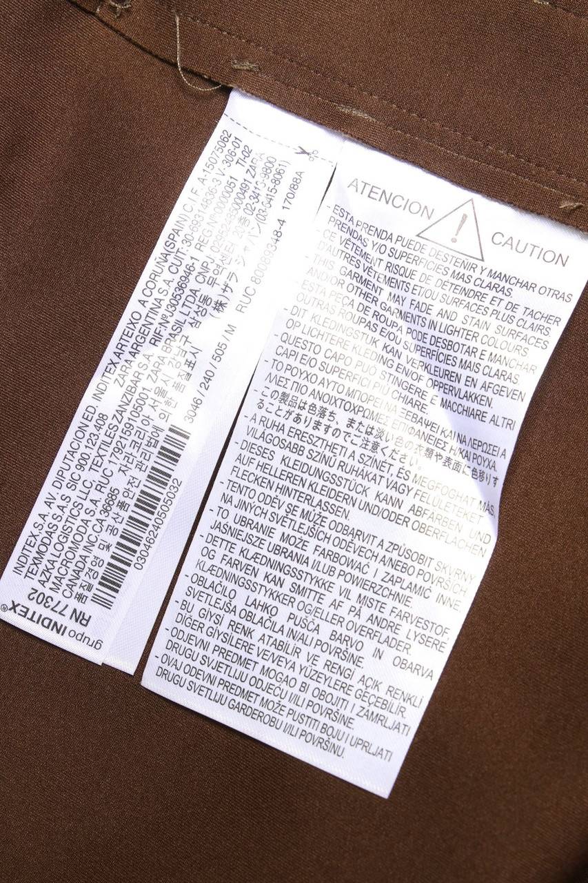 Carou ZARA Übergangs-Mantel Mit Gürtel