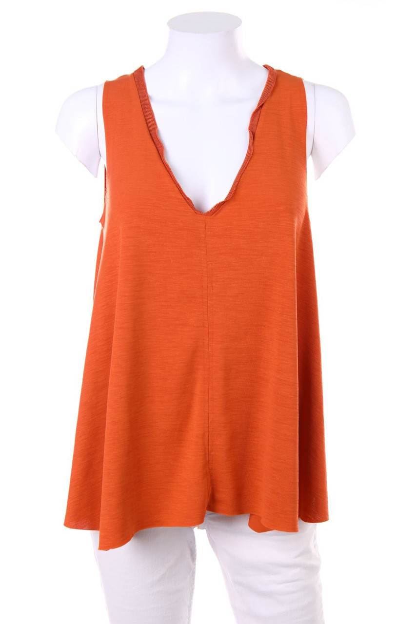 Carou ZARA W&B Top mit tiefem Ausschnitt
