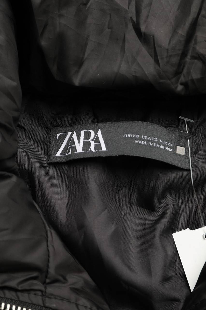 Carou ZARA Wattierte Weste Mit Reißverschluss