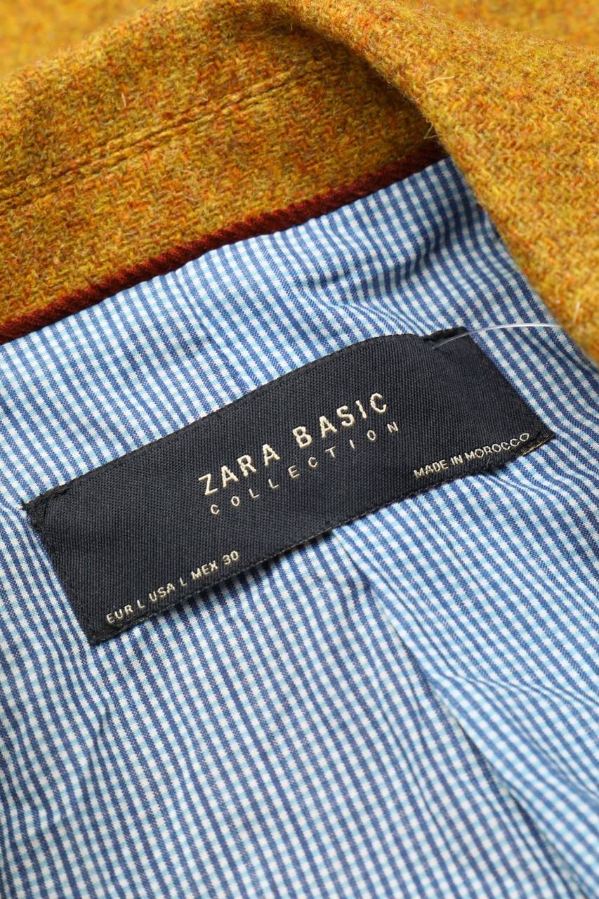 Carou ZARA Woll-Blazer Mit Elbow Patches