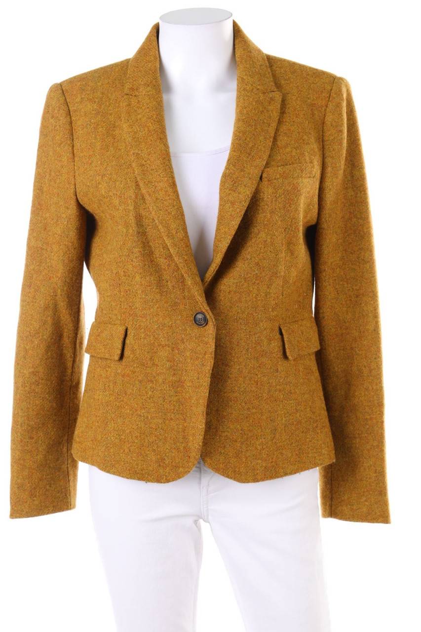 Carou ZARA Woll-Blazer mit Elbow Patches