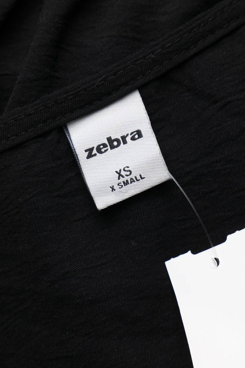 Carou Zebra Bluse Mit Raffungen