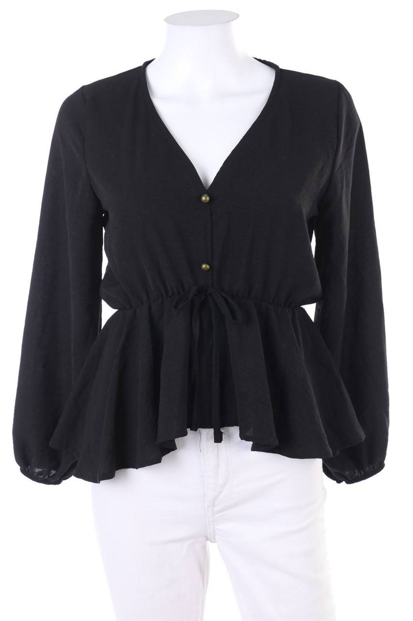 Carou zebra Bluse mit Raffungen