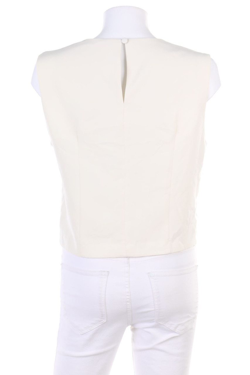 Carou Zebra Blusentop In Wickel-Optik