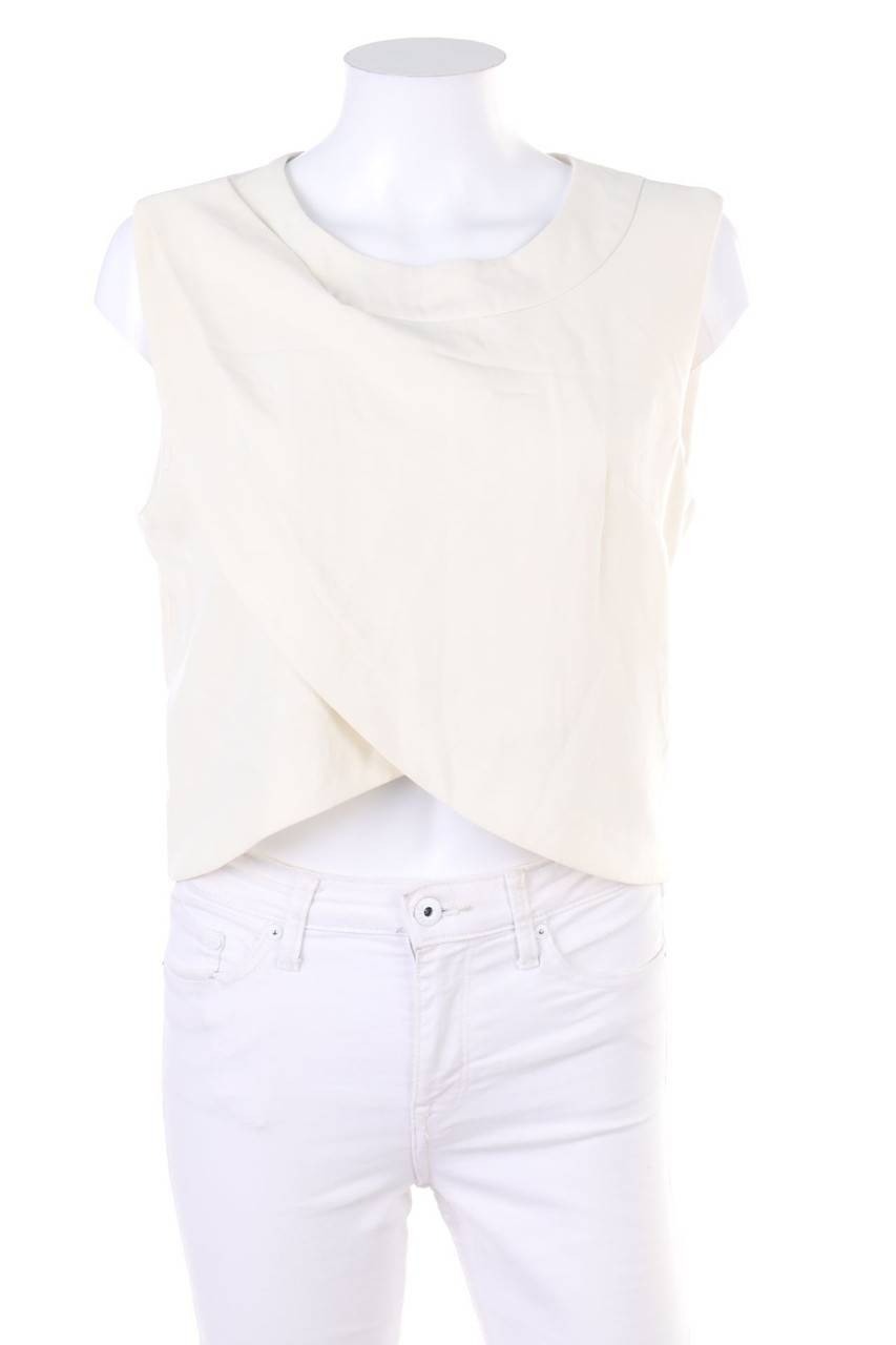 Carou zebra Blusentop in Wickel-Optik