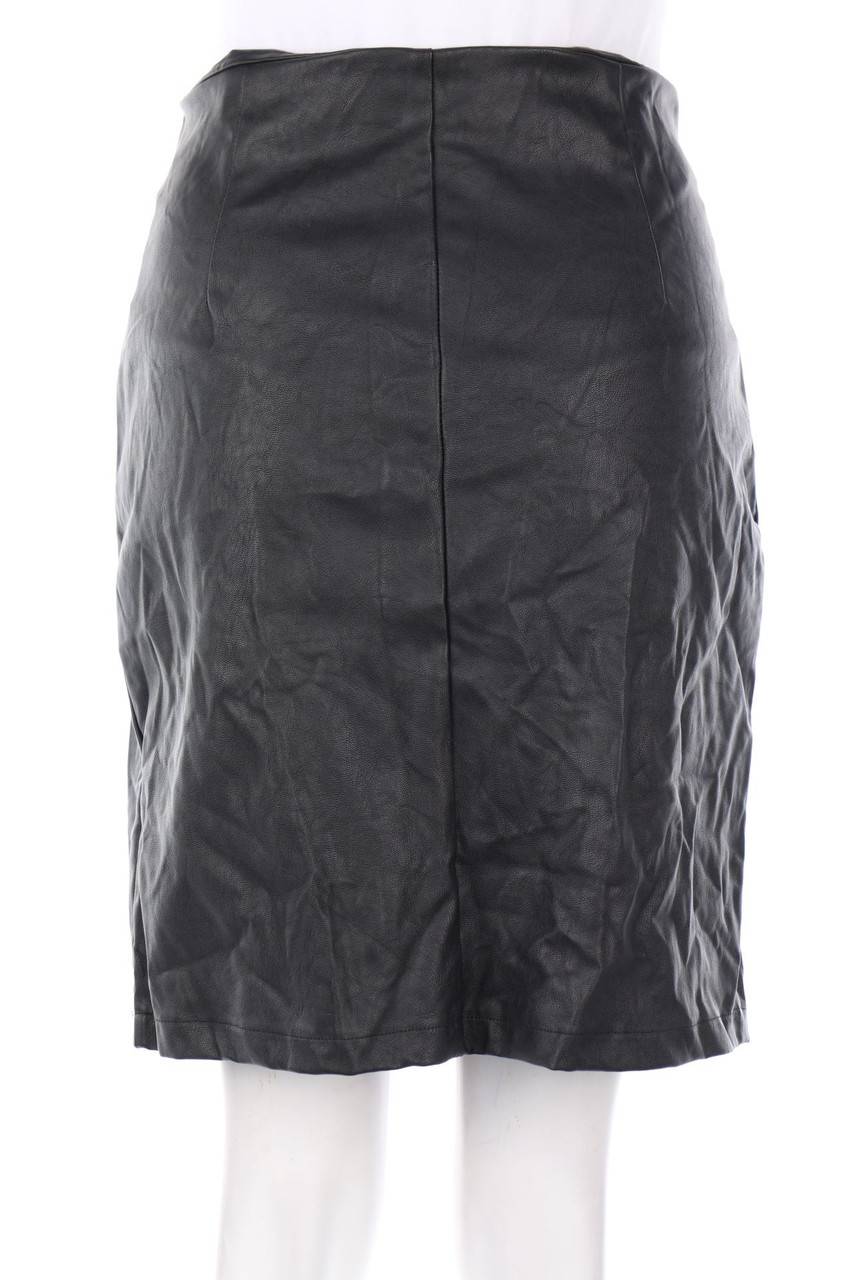 Carou Zebra Faux Leather-Rock Mit Zipper