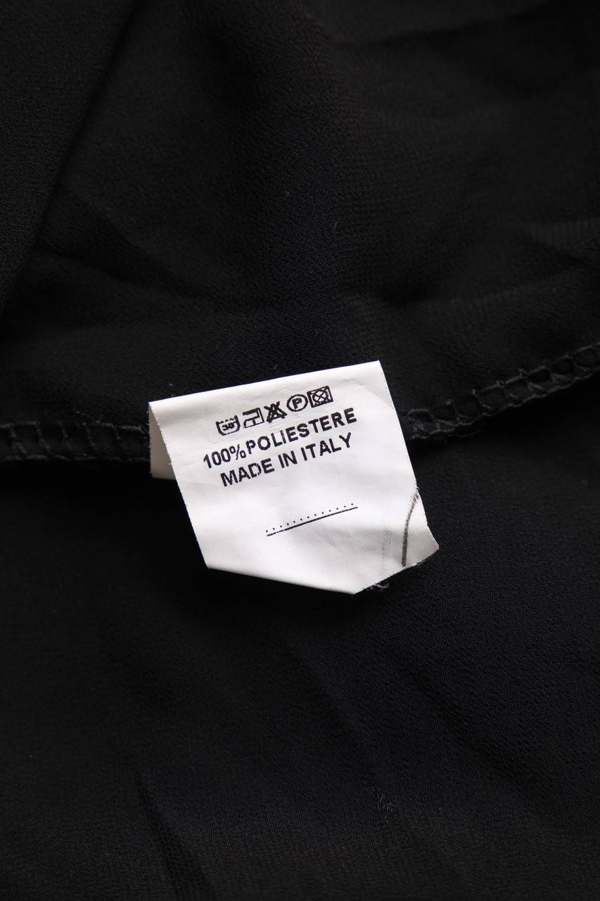 Carou Zebra Kurzarm-Bluse Mit Spitzen-Einsatz