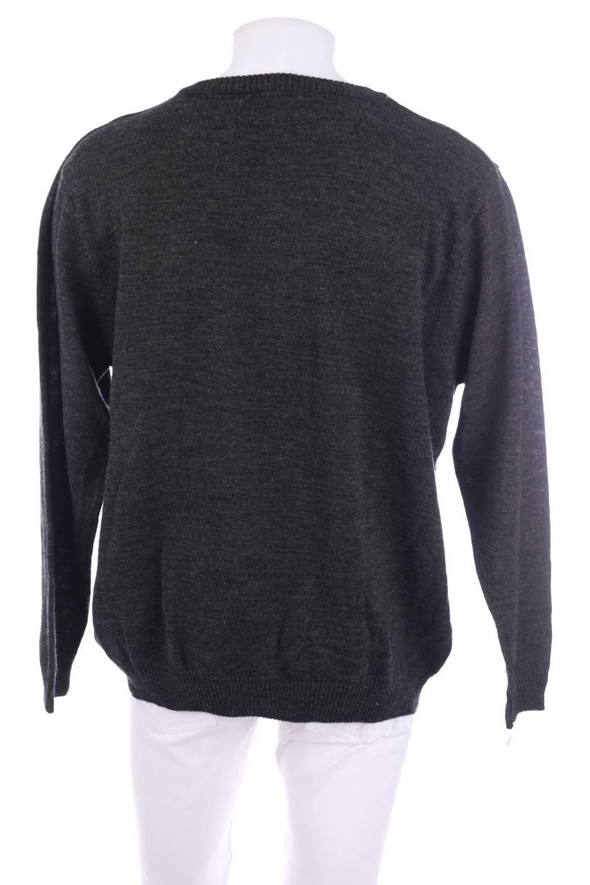 Carou CASUAL CX V-Neck-Pullover Aus Woll-Mix Mit Streifen