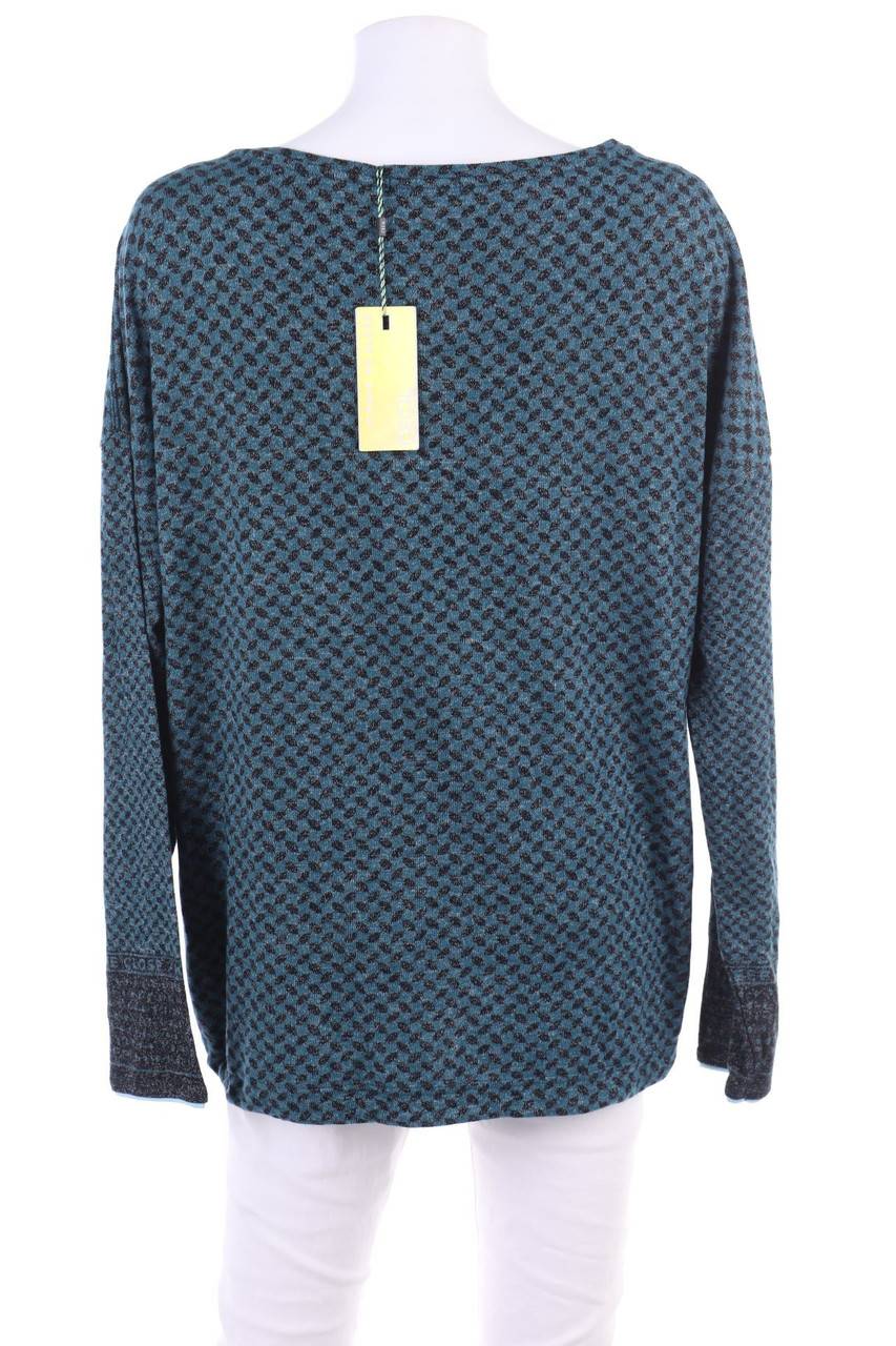 Carou CECIL Oversize-Longsleeve-Shirt Mit Geometrischem Muster