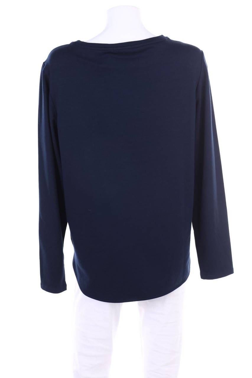 Carou CECIL Print-Longsleeve-Shirt Mit Strass-Steinen