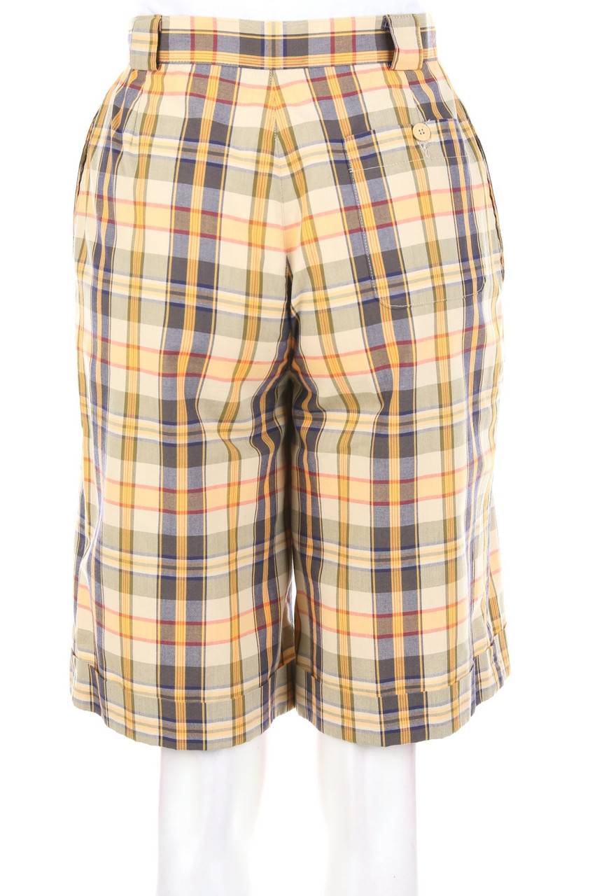 Carou CHEMISE LACOSTE Vintage-Bermuda-Shorts Mit Karo-Muster