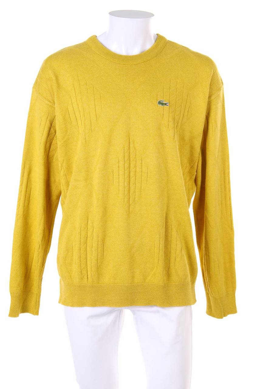 Carou CHEMISE LACOSTE Vintage-Pullover mit Logo-Patch