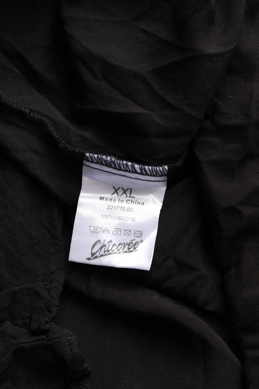 Carou Chicorée Kurzarm-Kleid Aus Viskose Mit Knöpfen