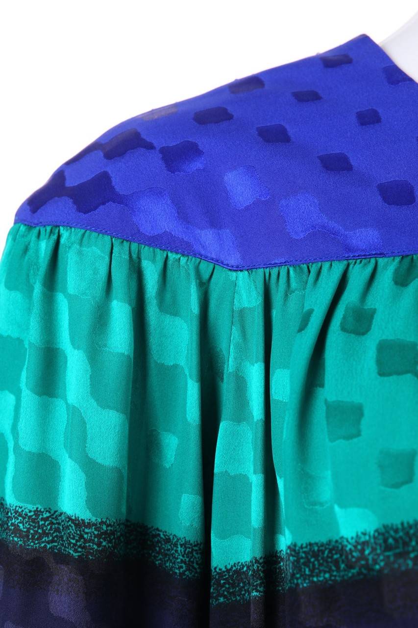 Carou Christian Dior Boutique Vintage-Abendkleid Aus Seide Mit Raffungen