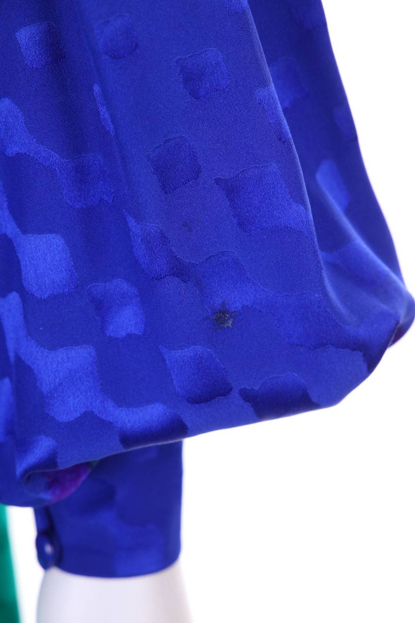 Carou Christian Dior Boutique Vintage-Abendkleid Aus Seide Mit Raffungen