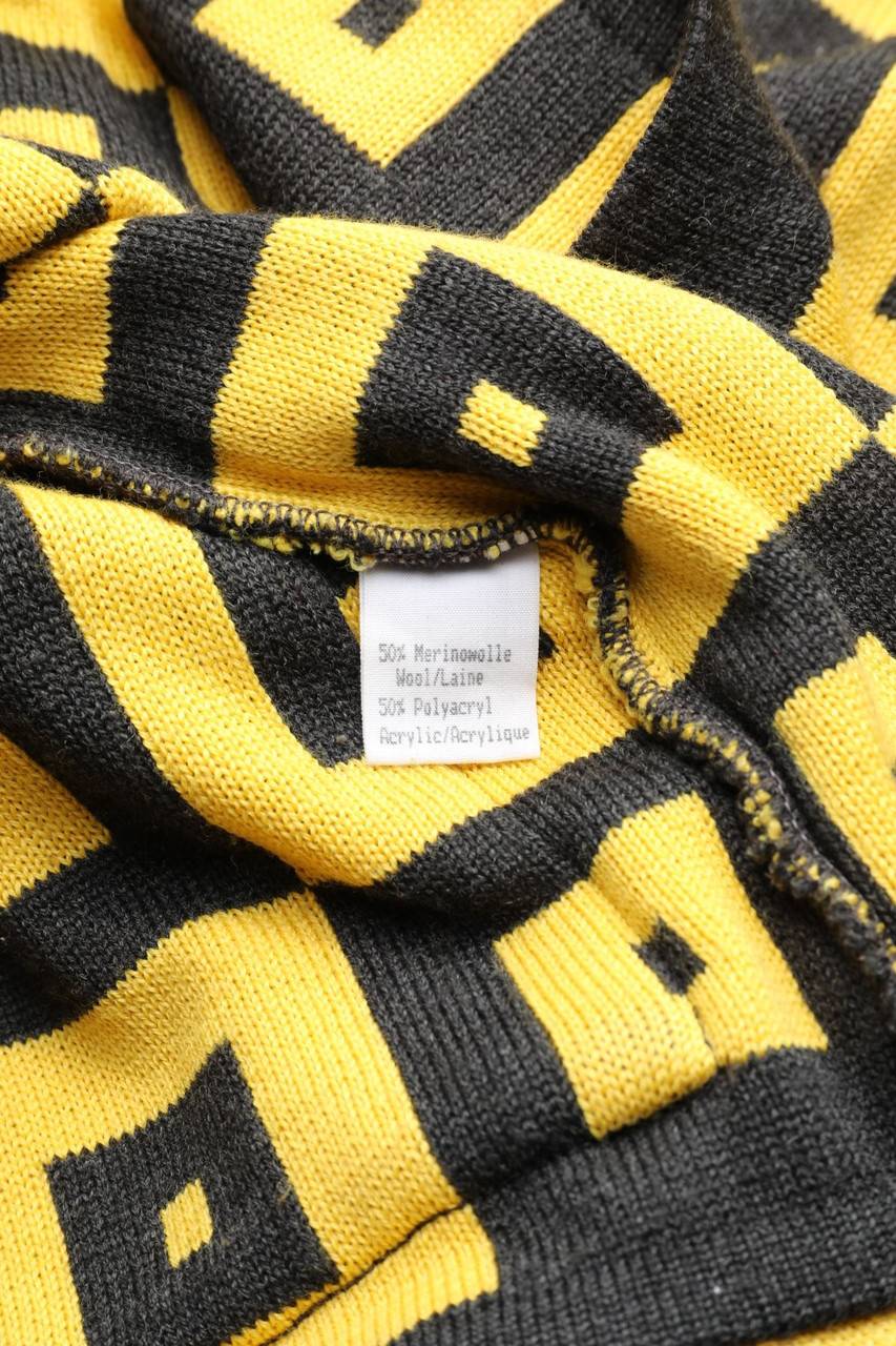 Carou Clara Diehl Cardigan Aus Woll-Mix Mit Geometrischem Muster
