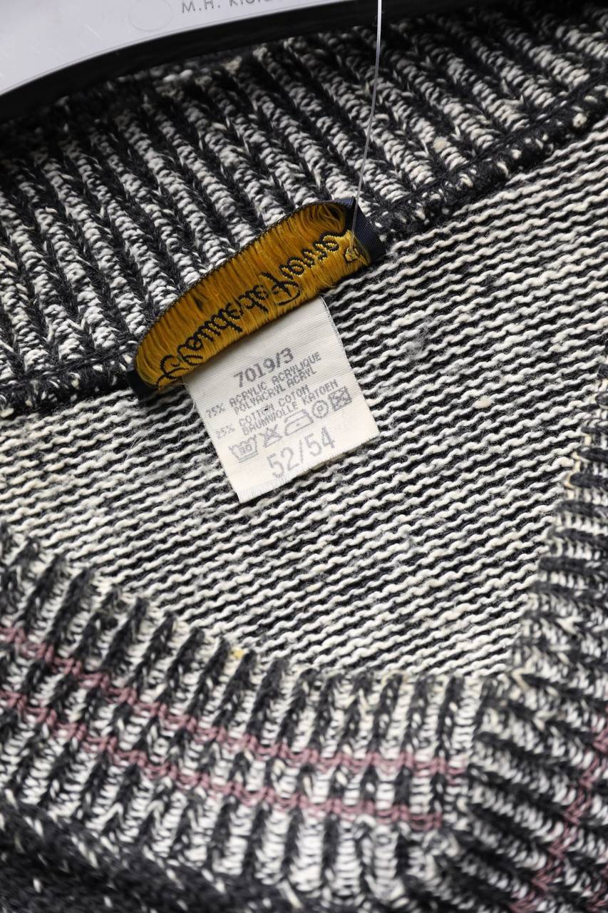 Carou Claude De Pierre V-Neck-Pullover Mit Geometrischem Muster
