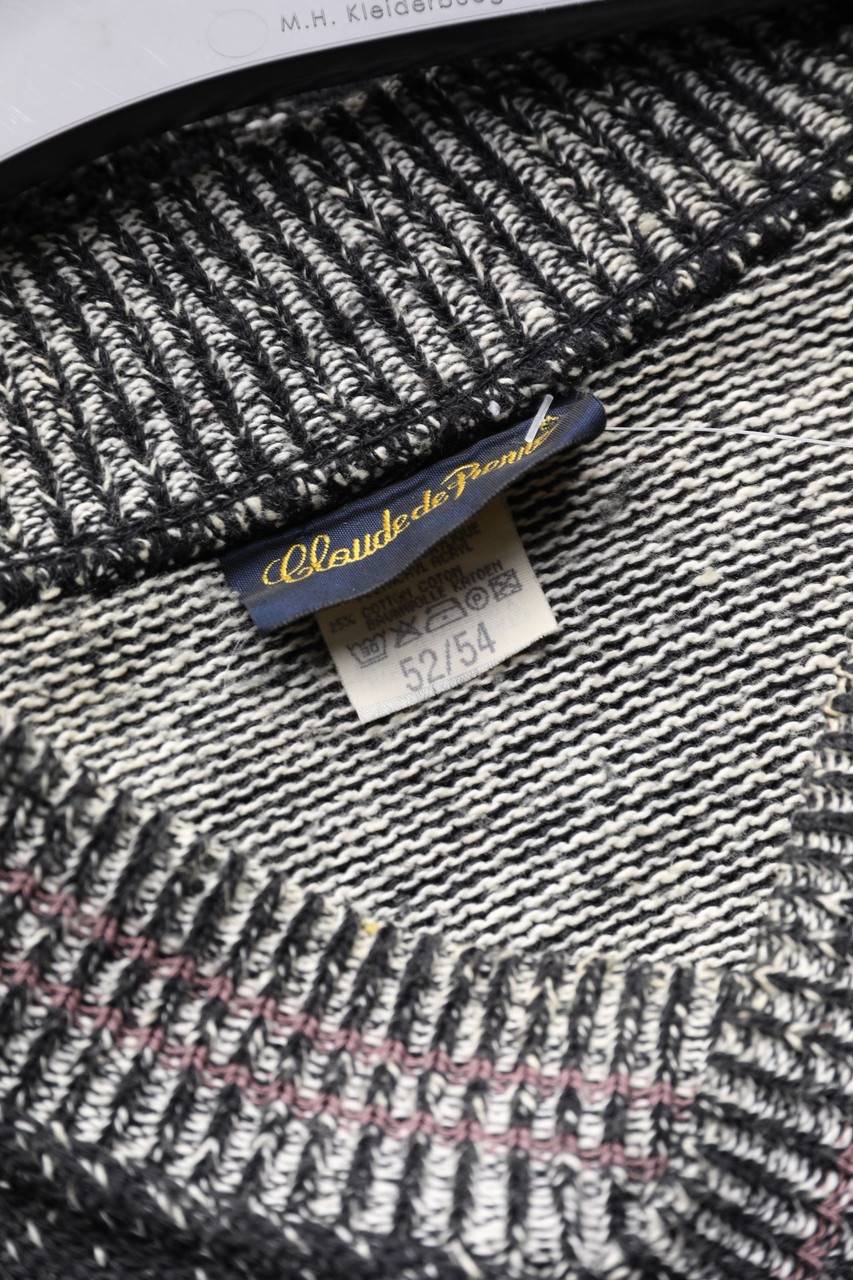 Carou Claude De Pierre V-Neck-Pullover Mit Geometrischem Muster
