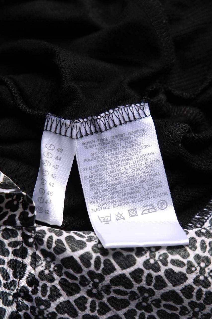 Carou CLOCKHOUSE By C&A Kurzarm-Bluse Im Layer Look Mit Muster