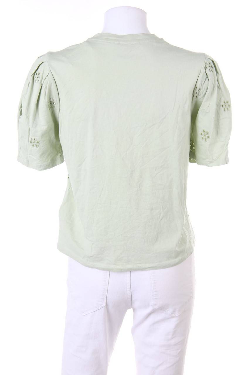 Carou CLOCKHOUSE By C&A Kurzarm-Shirt Mit Lochspitze