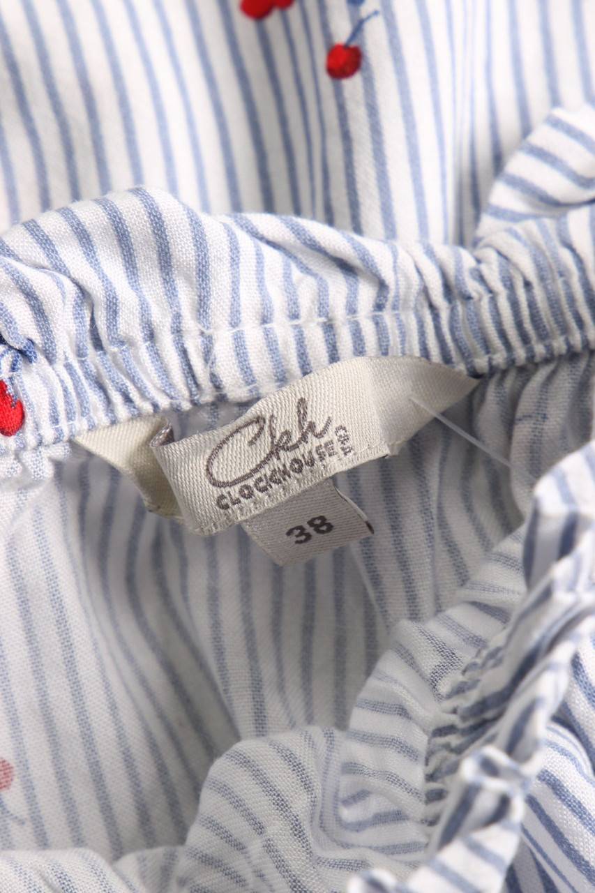 Carou CLOCKHOUSE By C&A Streifen-Bluse Mit Gummizug