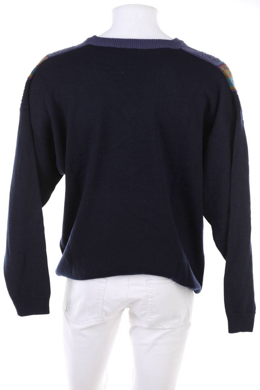 Carou Coletti STUDIO V-Neck-Pullover Aus Woll-Mix Mit Streifen